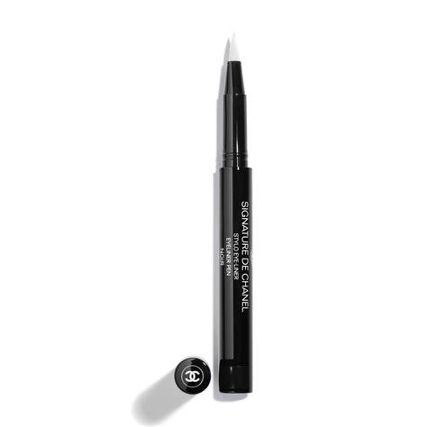 signature de chanel eyeliner how to use|chanel liquid eyeliner signature.